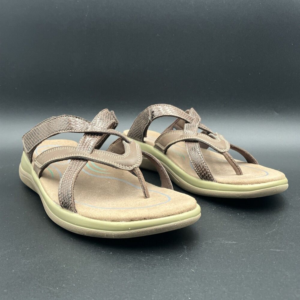 Ortho Feet Women's 8M Brown Olive Comfort Shoes Style 970 B
